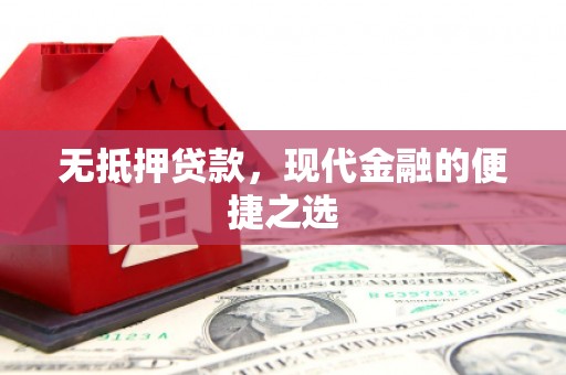 蒲城无抵押贷款，现代金融的便捷之选