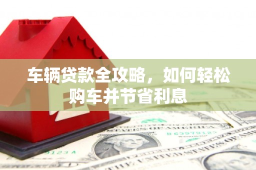 蒲城车辆贷款全攻略，如何轻松购车并节省利息