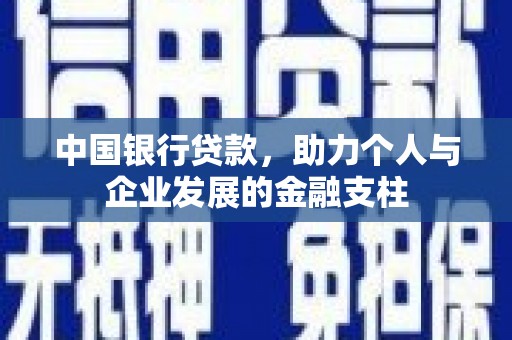 蒲城中国银行贷款，助力个人与企业发展的金融支柱