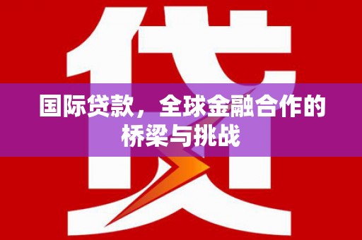 蒲城国际贷款，全球金融合作的桥梁与挑战