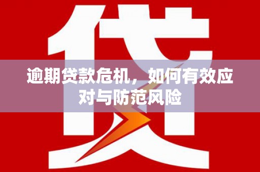 蒲城逾期贷款危机，如何有效应对与防范风险
