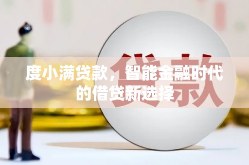 蒲城度小满贷款，智能金融时代的借贷新选择