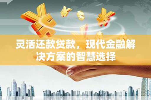 蒲城灵活还款贷款，现代金融解决方案的智慧选择