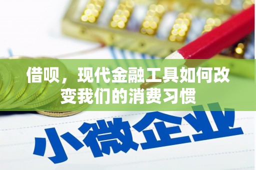 蒲城借呗，现代金融工具如何改变我们的消费习惯