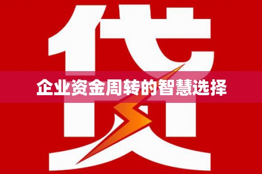 蒲城企业资金周转的智慧选择