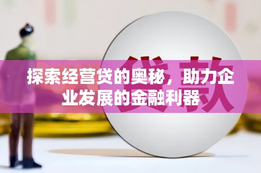蒲城探索经营贷的奥秘，助力企业发展的金融利器