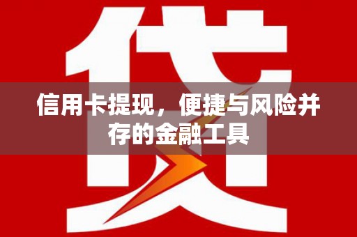 蒲城信用卡提现，便捷与风险并存的金融工具