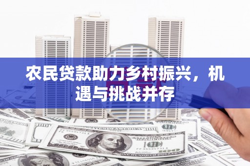蒲城农民贷款助力乡村振兴，机遇与挑战并存