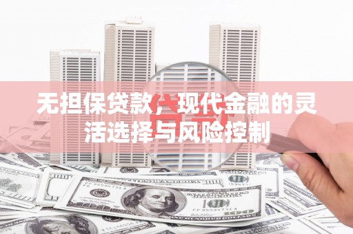 蒲城无担保贷款，现代金融的灵活选择与风险控制