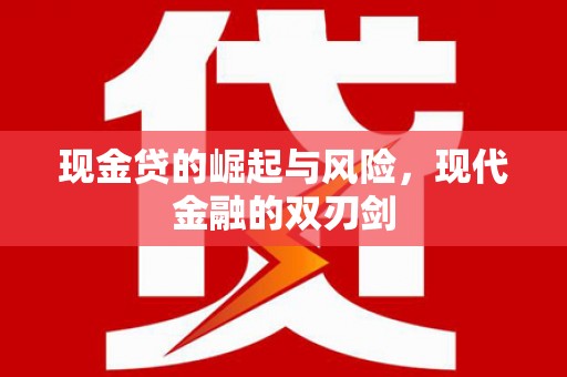 蒲城现金贷的崛起与风险，现代金融的双刃剑
