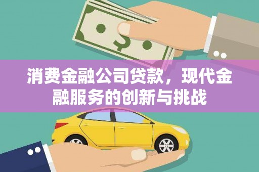 蒲城消费金融公司贷款，现代金融服务的创新与挑战