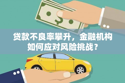 蒲城贷款不良率攀升，金融机构如何应对风险挑战？