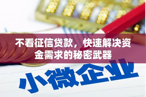 蒲城不看征信贷款，快速解决资金需求的秘密武器