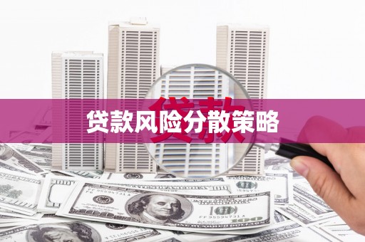 蒲城贷款风险分散策略