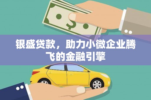 蒲城银盛贷款，助力小微企业腾飞的金融引擎