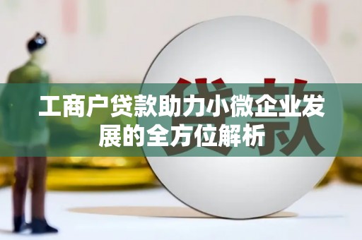 蒲城工商户贷款助力小微企业发展的全方位解析