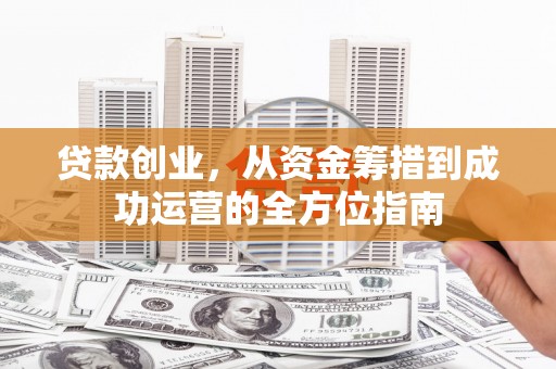 蒲城贷款创业，从资金筹措到成功运营的全方位指南