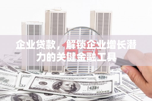 蒲城企业贷款，解锁企业增长潜力的关键金融工具