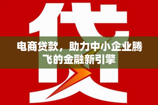 蒲城电商贷款，助力中小企业腾飞的金融新引擎