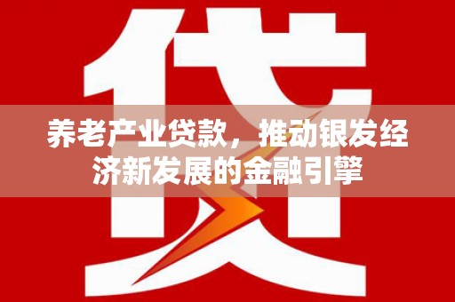 蒲城养老产业贷款，推动银发经济新发展的金融引擎