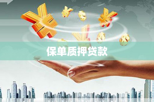 蒲城保单质押贷款