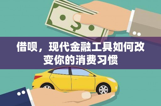 蒲城借呗，现代金融工具如何改变你的消费习惯
