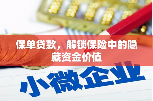 蒲城保单贷款，解锁保险中的隐藏资金价值