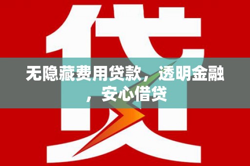 蒲城无隐藏费用贷款，透明金融，安心借贷