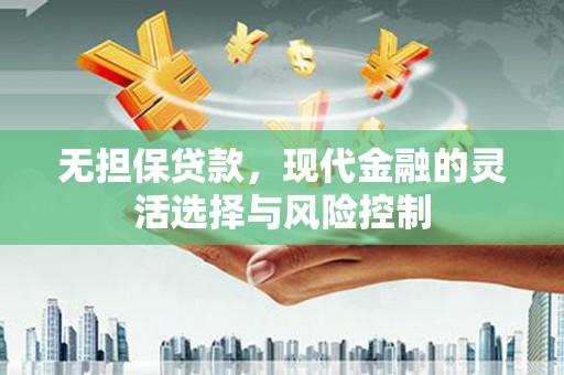 蒲城无担保贷款，现代金融的灵活选择与风险控制