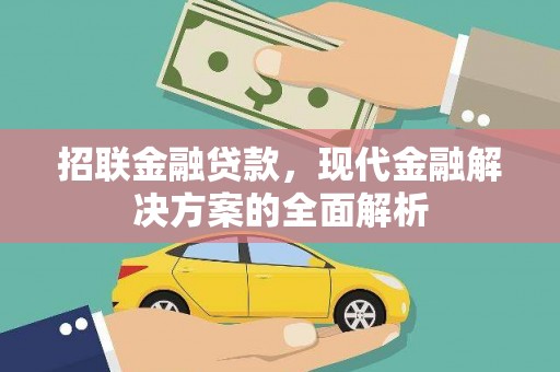 蒲城招联金融贷款，现代金融解决方案的全面解析