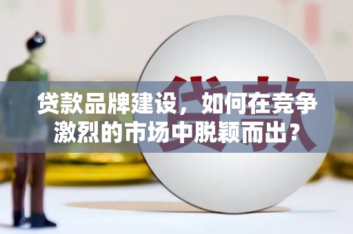蒲城贷款品牌建设，如何在竞争激烈的市场中脱颖而出？