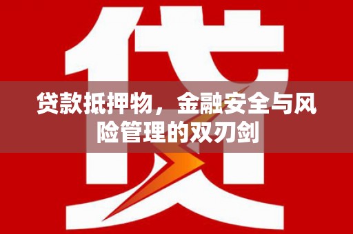 蒲城贷款抵押物，金融安全与风险管理的双刃剑