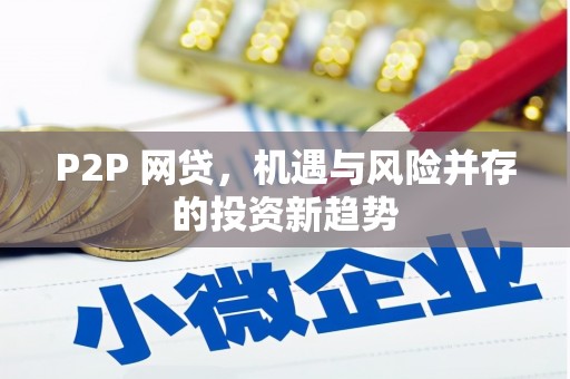 蒲城P2P 网贷，机遇与风险并存的投资新趋势